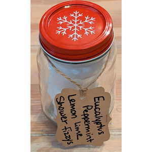 Shower Steamer Tablets Eucalyptus Peppermint Lemon Lime Lg. 4 Ct Jar Gift Set